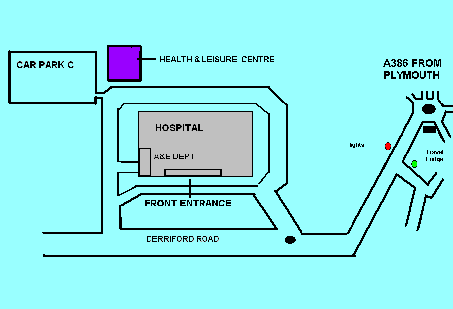to find derriford health and leisure centre