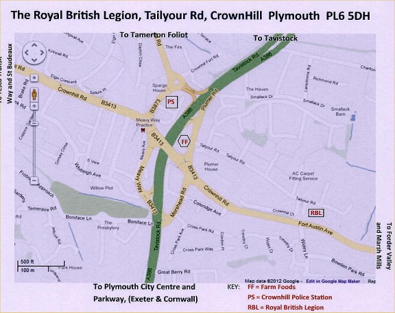 RBL Crownhill Map